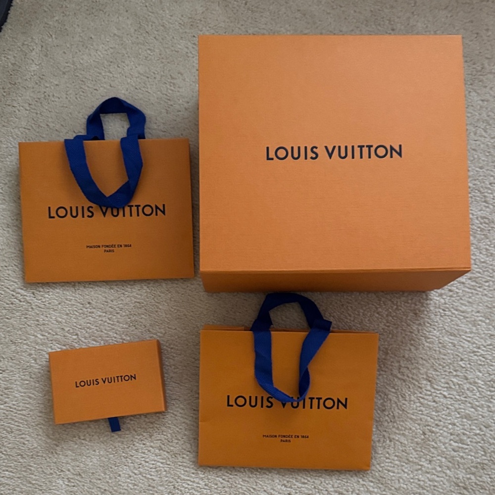 Louis Vuitton Orange Box and Bag Collection